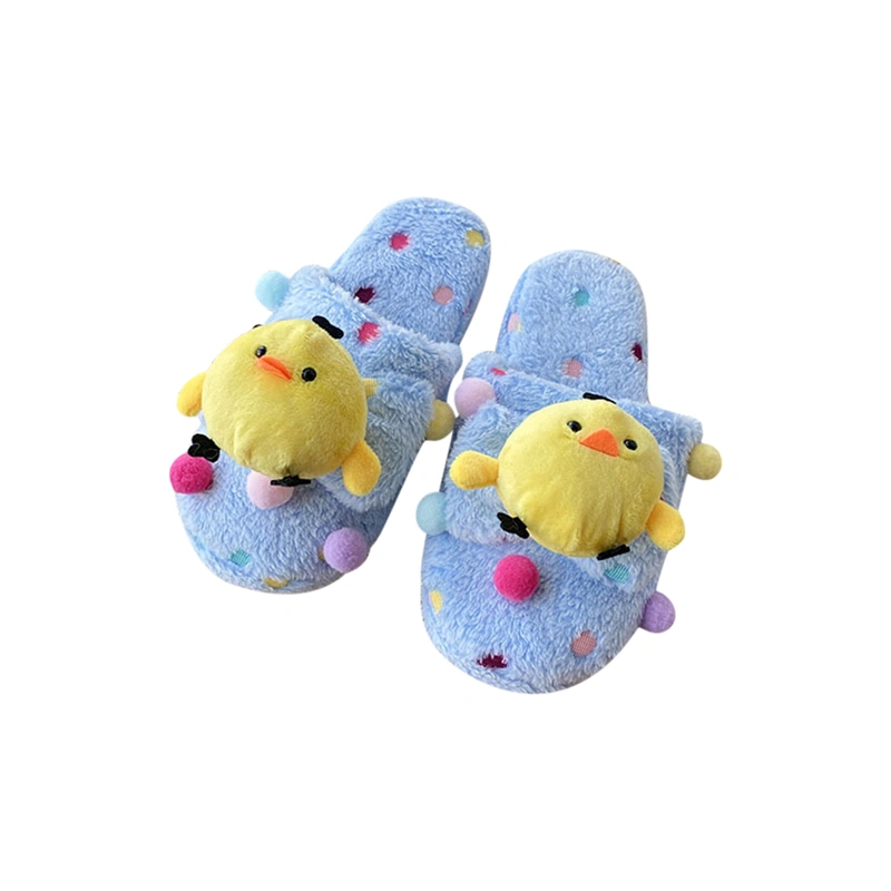 Cute Cartoon Animal Slippers for Women, Soft Plush House Slippers