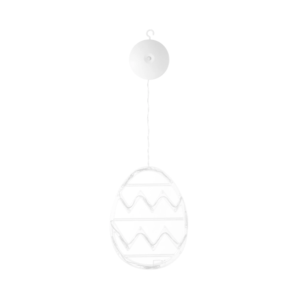 Easter Window Lights Hanging LED Egg Shaped Lights with Suction Cup 