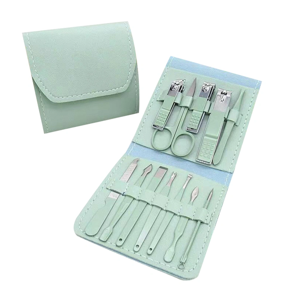 Manicure Manicure Set 12 Pieces Stainless Steel Nail Clippers Tools 