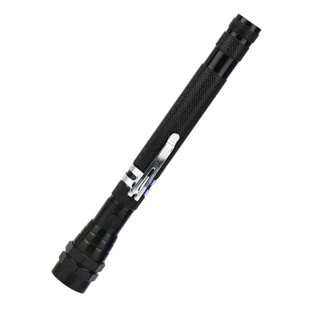 Telescoping Magnetic Flashlight Pickup Tool Stick Rod with LED Lights