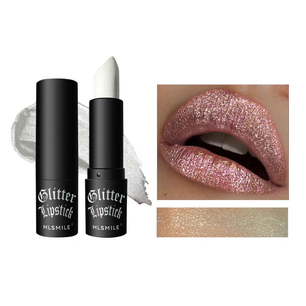 Diamond Shining Lipstick, Waterproof Halloween Metallic Lip Gloss