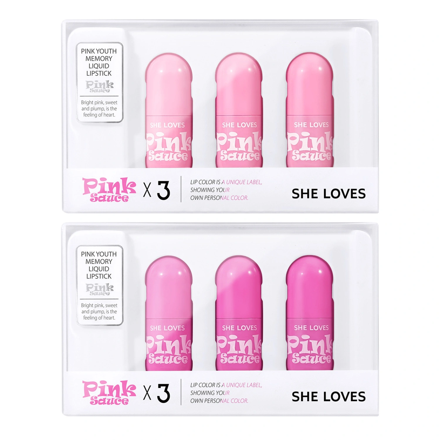 Lip Gloss Set 3 Colors Shiny Liquid Lipsticks Plumping Lip Glaze Set