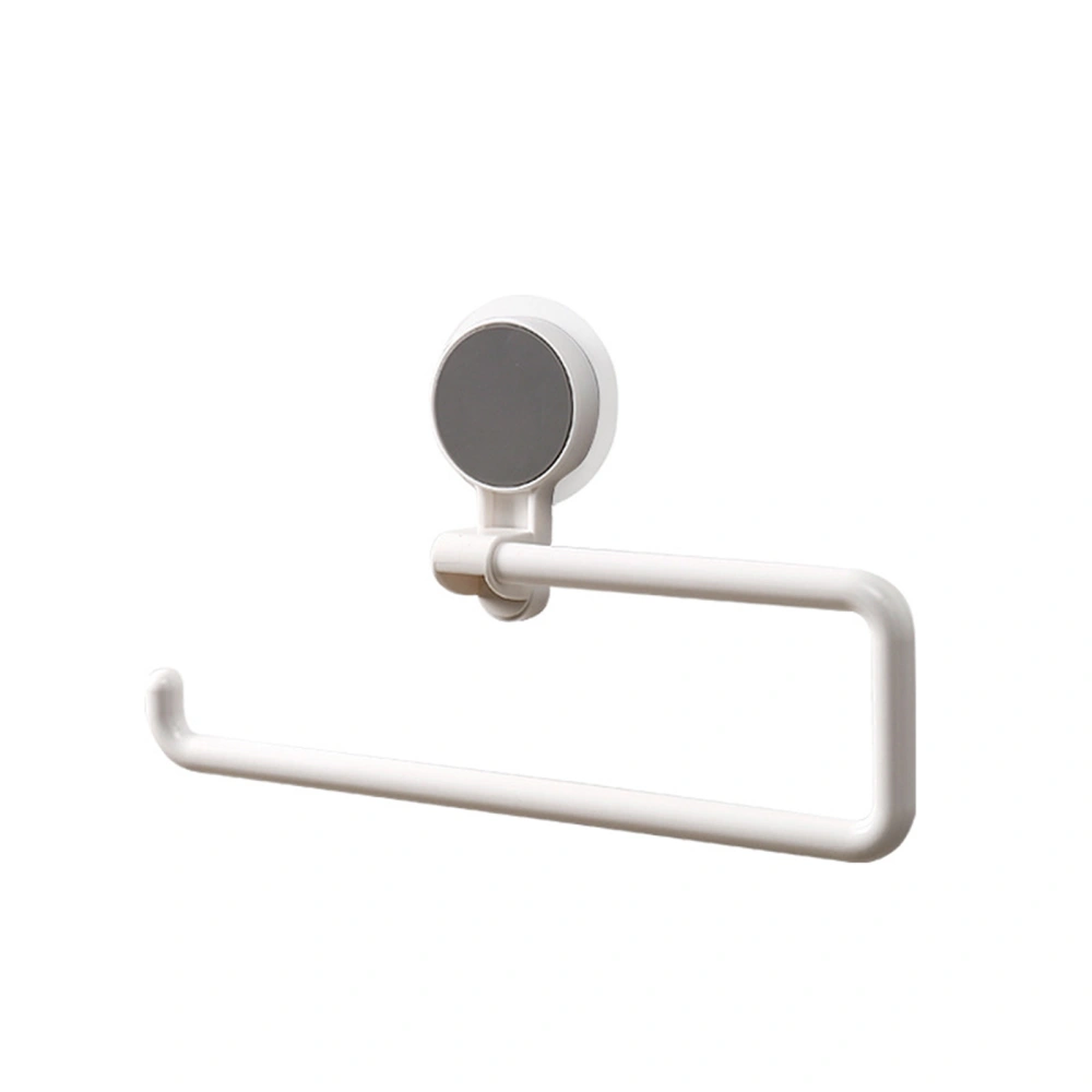 Adhesive Paper Towel Holder Wall Mounted Plastic Roll Towel Rack