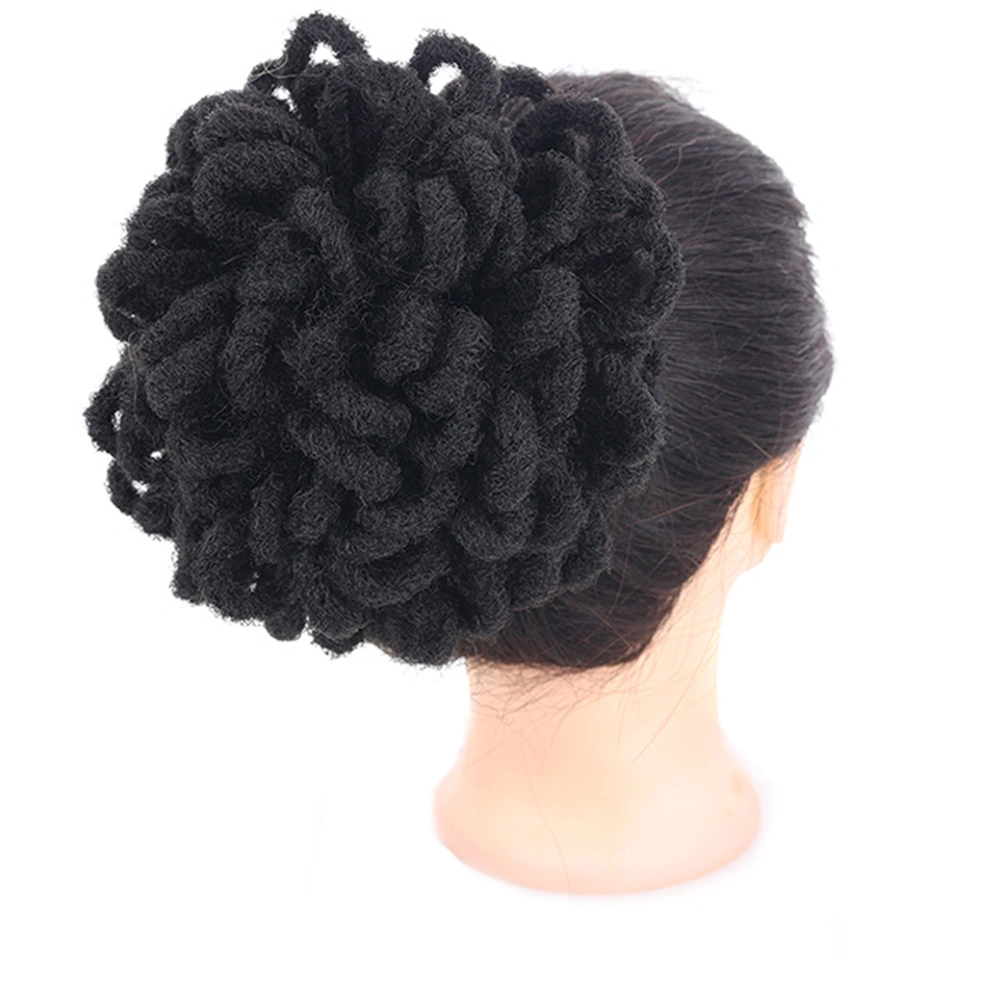 Women Afro Ponytail, Natural Soft Curly Bouncy Drawstring Puff Wig