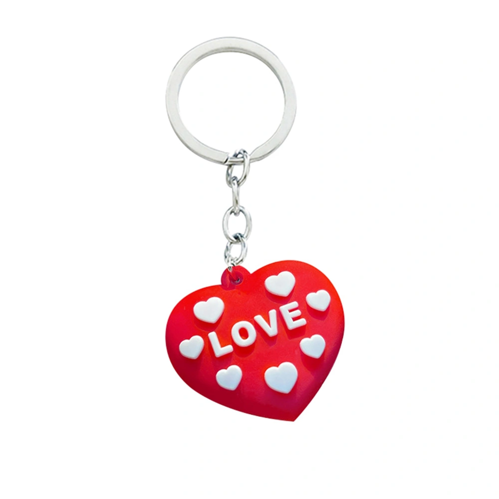 Couples Key Ring Red Heart Personalized Keychain Bags Pendants