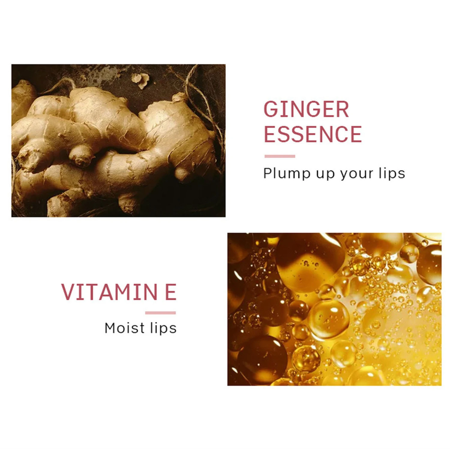 Hydrating Lip Glow Oil, Moisturizing Lip Glow Oil, Plant Lip Oil