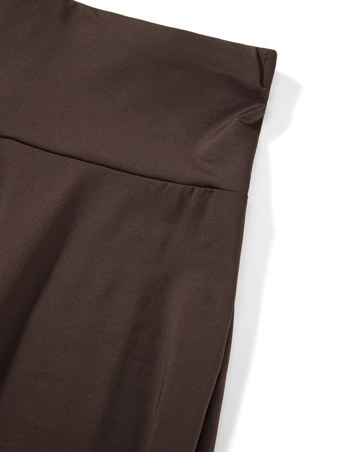 Women Wide-Leg Pants Solid Color High Waist Loose Trousers Bottoms