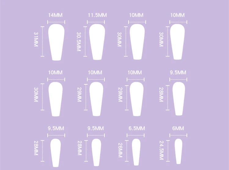 Women's Fashion Simple Removable Nail Patches