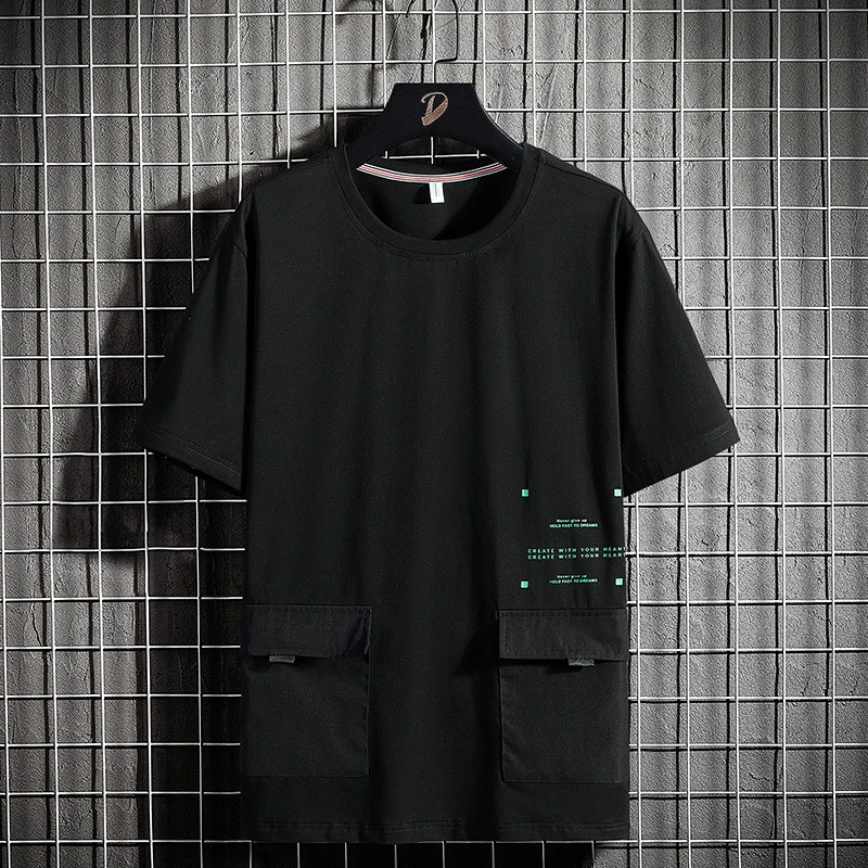 Men's Short Sleeve Crew Neck Cotton T-Shirt