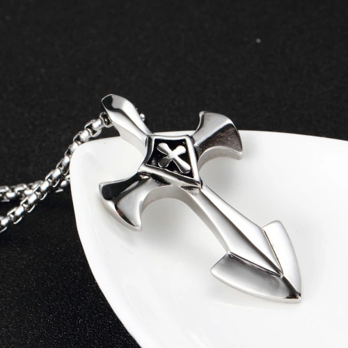 Stainless Steel Necklace Cross