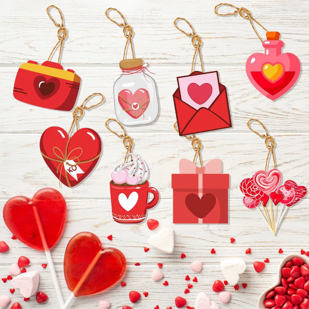 Valentine's Day Theme Cartoon Cute Love Gift Gift Pendant Party Decoration