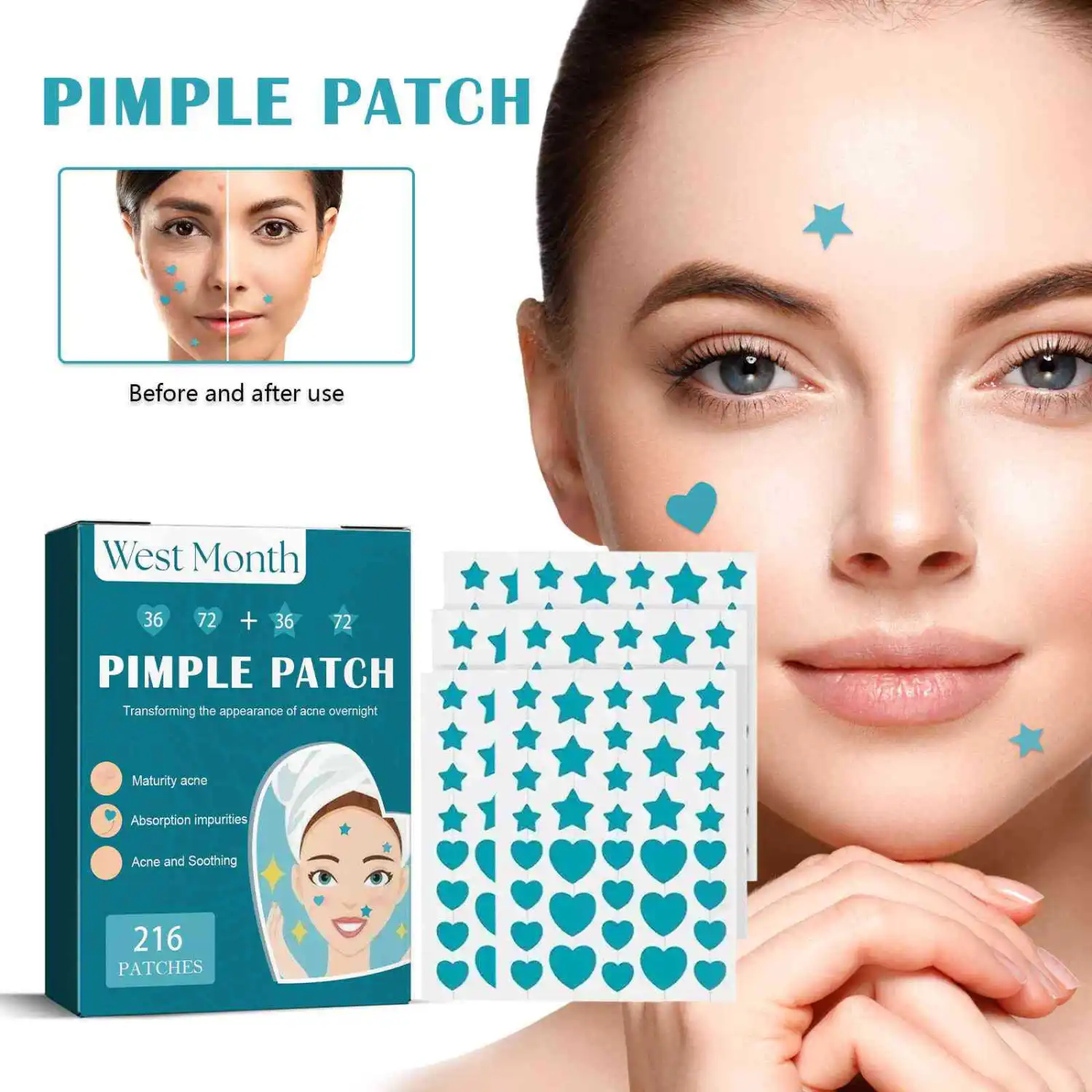 Hydrocolloid Acne Patch Cleaning Invisible And Breathable