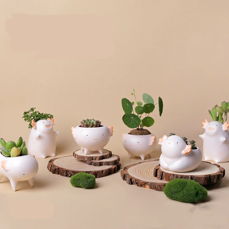 Creative Cute Ceramic Succulent Flower Pot