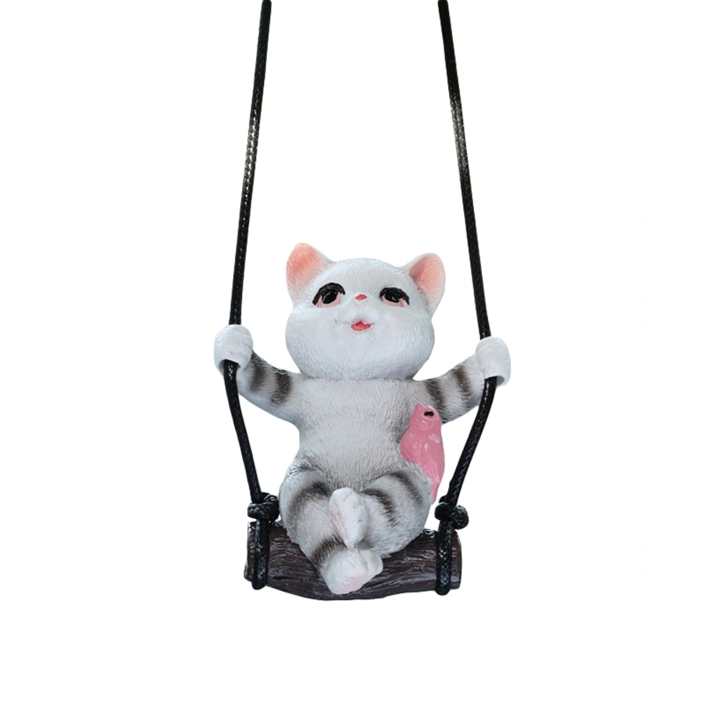 Car Mirror Hanging Accessories Swing Cat Hanging Ornament Decoration