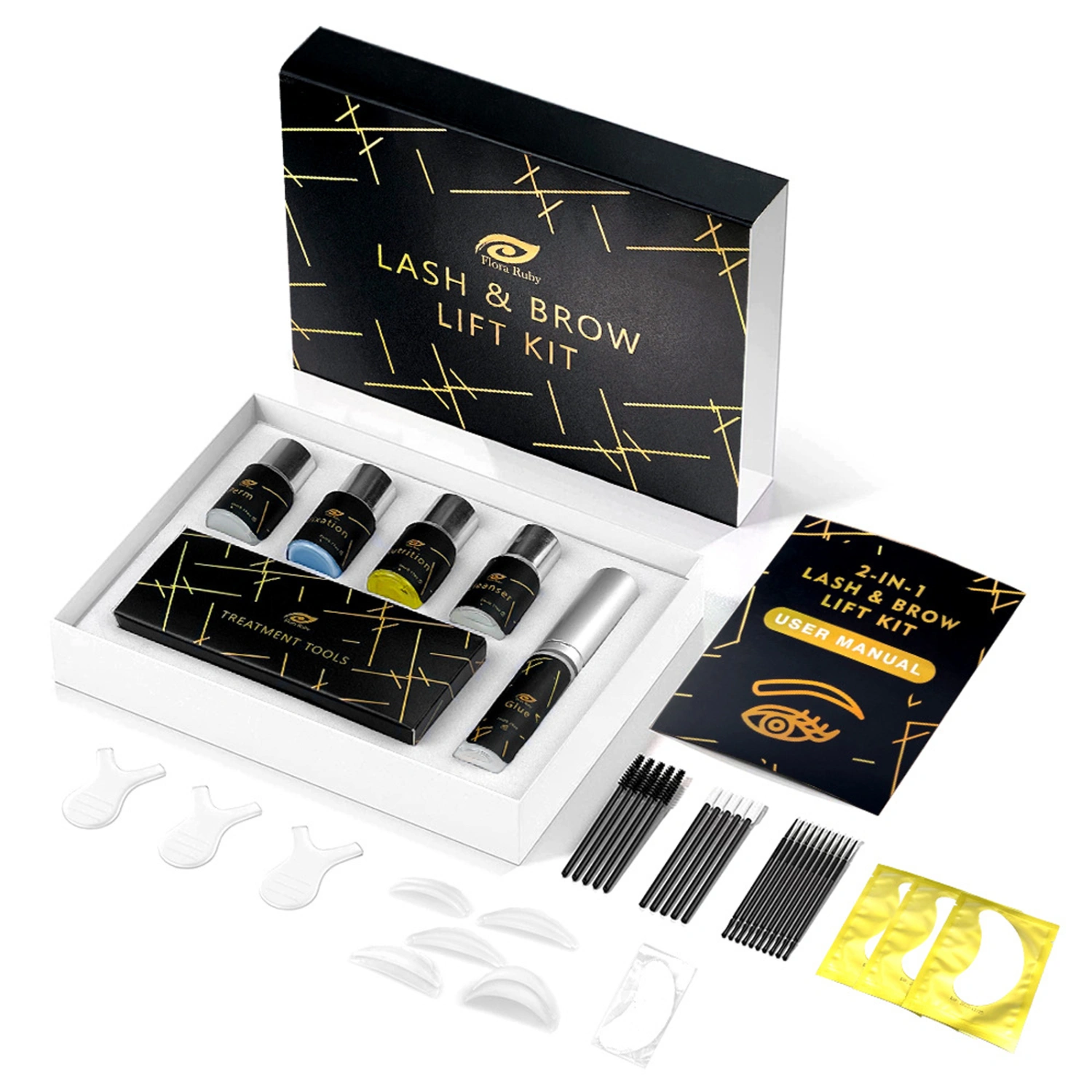 Lash Lift Kit, Professional Semi-Permanent Curling Eyelash Perm Kit
