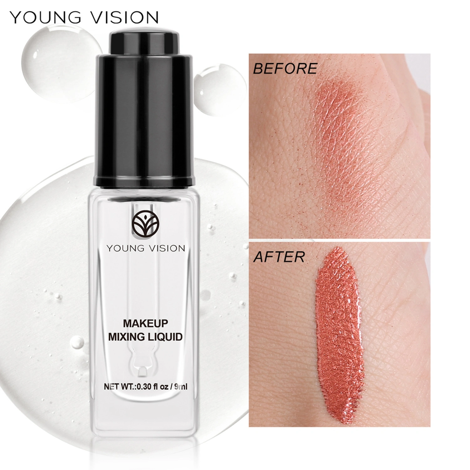 Makeup Mixing Liquid, Clear Prolong Makeup Pigment Eyeliner Sealer