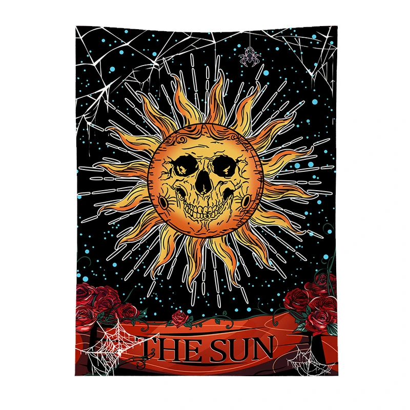 Funny Sun Bedroom Home Tapestry Background Fabric
