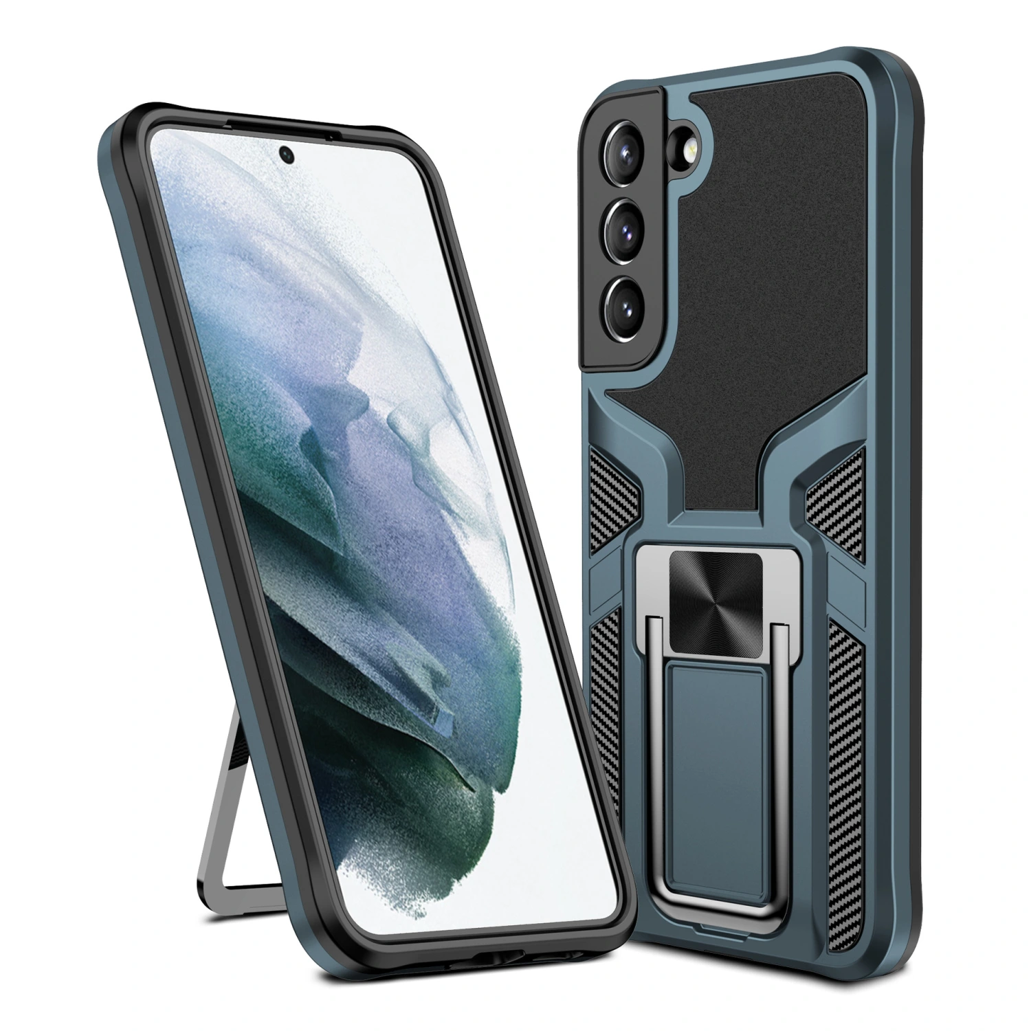 Mobile Phone Case Army General Metal Magnetic Attraction