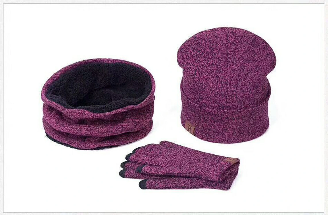 Three Piece Hat Plus Velvet Warmth