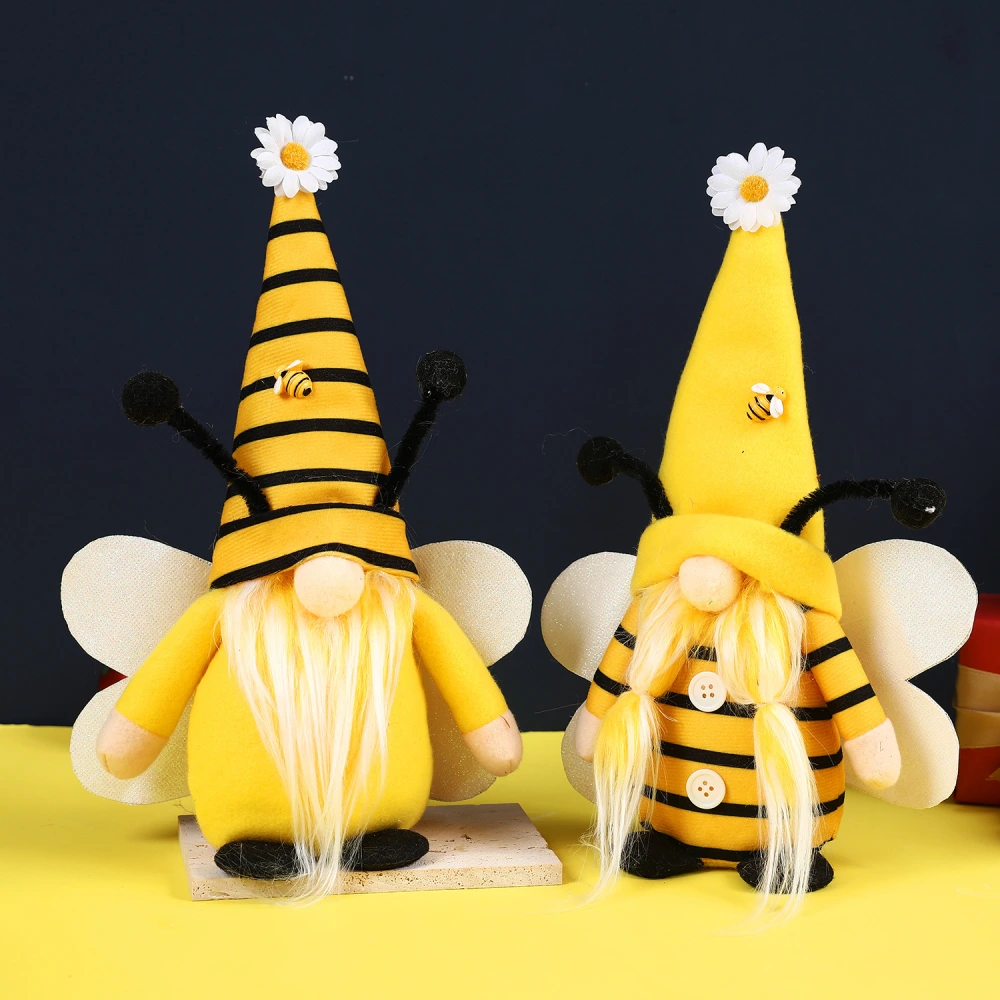 Creative Bee Festival Faceless Doll Ornament