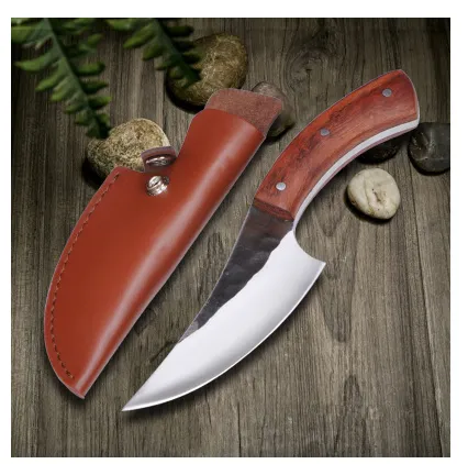 S type hand forged split knife meat knife