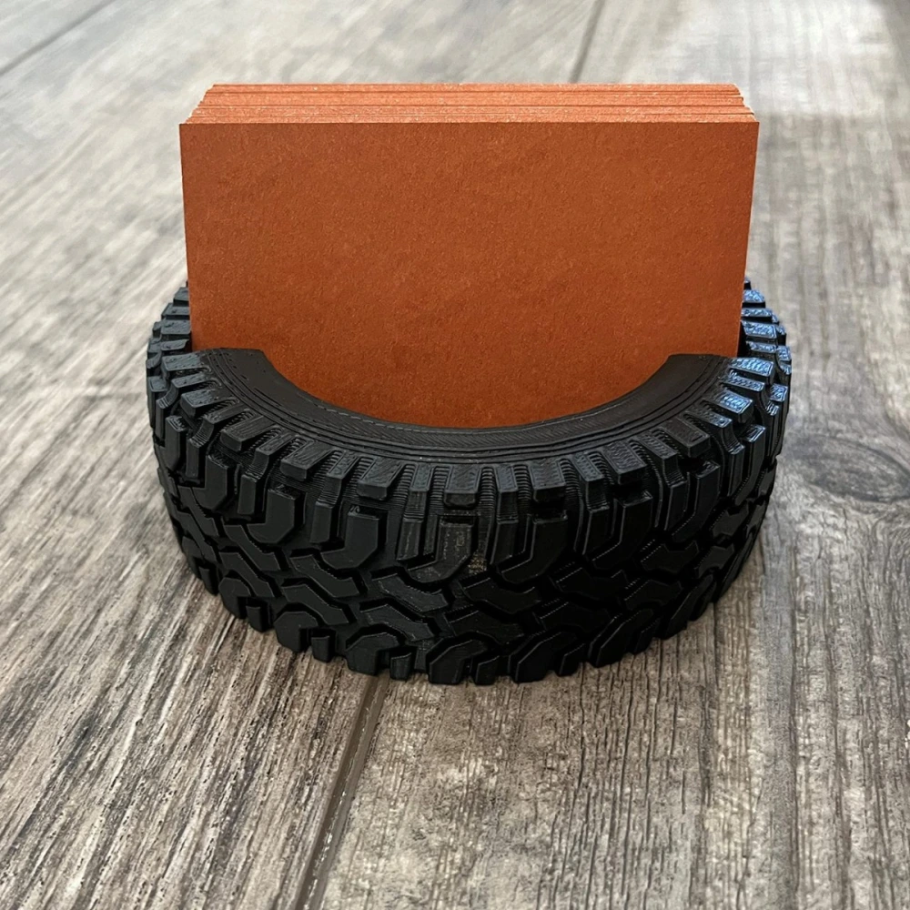 Creative Tire Business Card Holder Resin Crafts