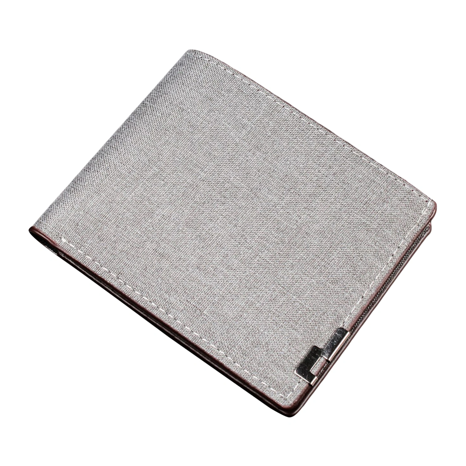 Men Card Wallet, Business Canvas FoldingPortable Card Holder Purse