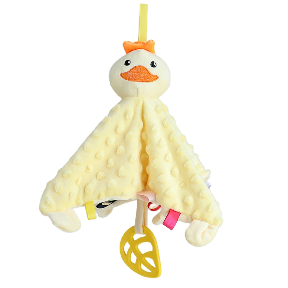 Baby Stuffed Animal Security Blanket Infant Snuggle Toy with Teether