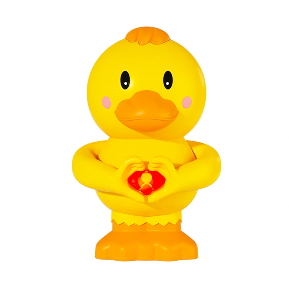 Yellow Electric Toy Yellow Duck Toy Gift with Music & Light Function