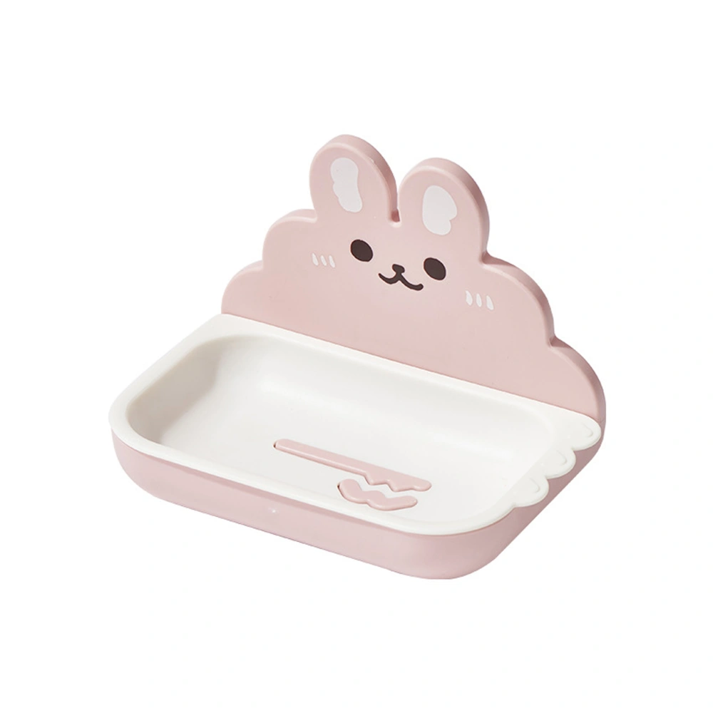 Bath Tray Sink Soap Holder Wall Soap Dish Cute Bunny Soap Holder