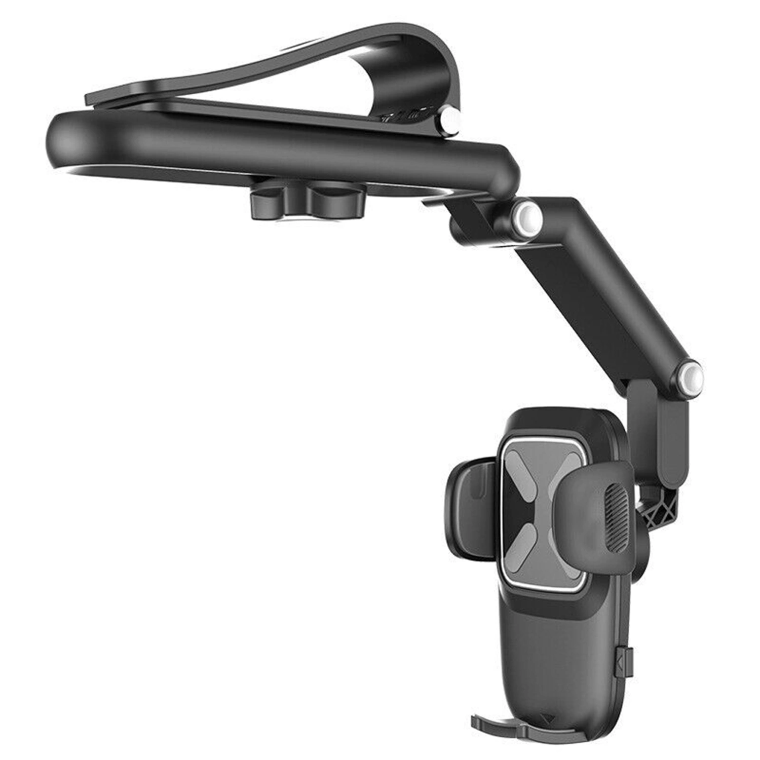 Car Phone Holder, Adjustable Clip Mount Sun Visor Phone Stand