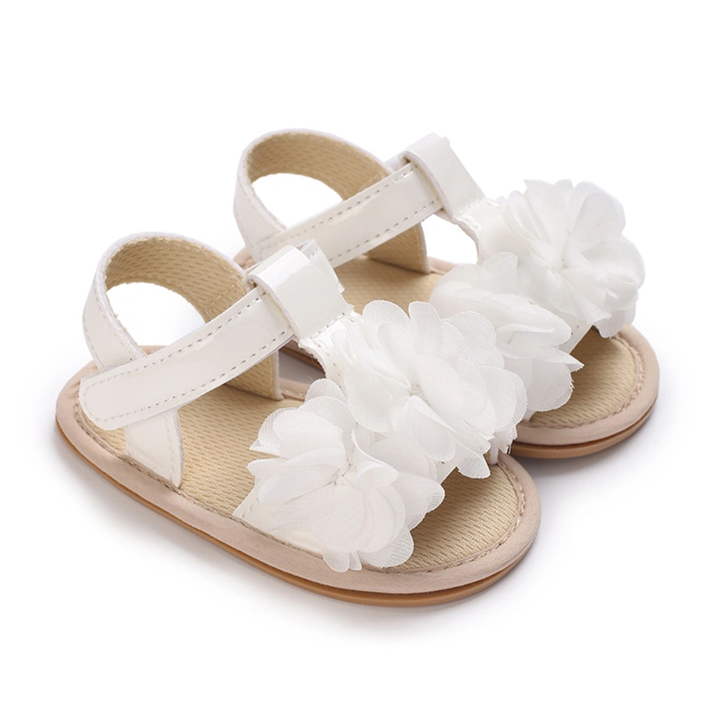 Baby Girls Flowers Sandal Summer Open Toe Princess Flats Walking Shoes