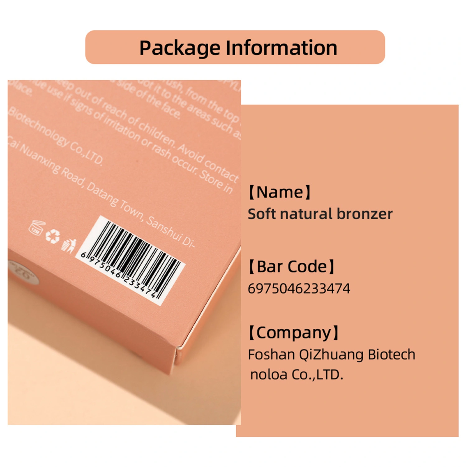 Bronzer Face Powder Long Lasting Matte Pressed Makeup Bronzer 