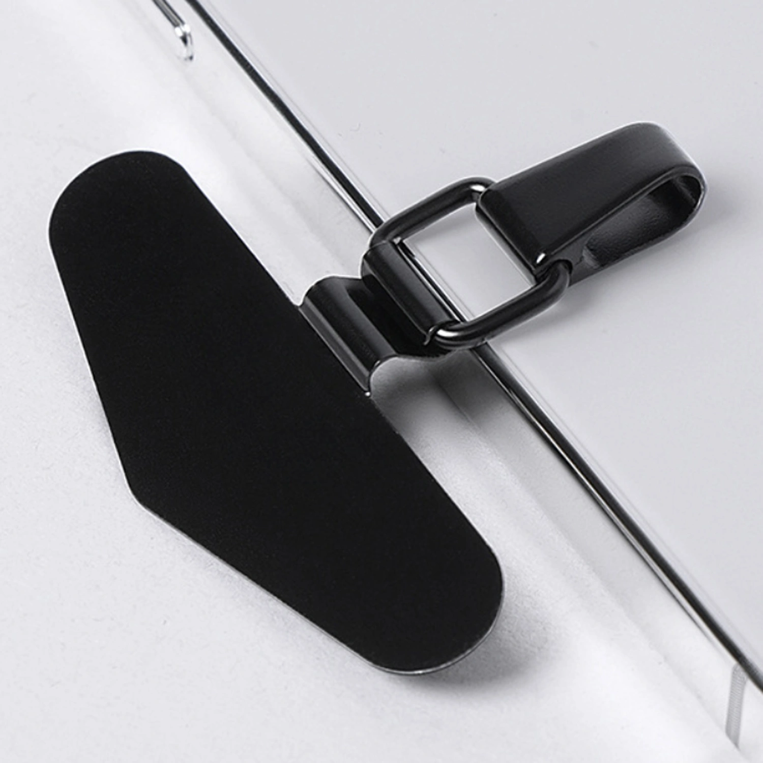 Phone Lanyard Tab Stainless Steel Phone Tether with Anti-Scratch Film