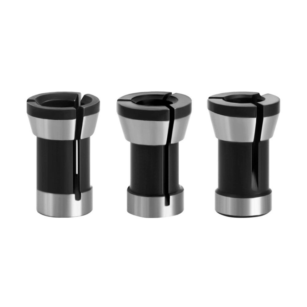 3Pcs Router Collet Chuck Engraving Trimming Machine Clamping Adapter