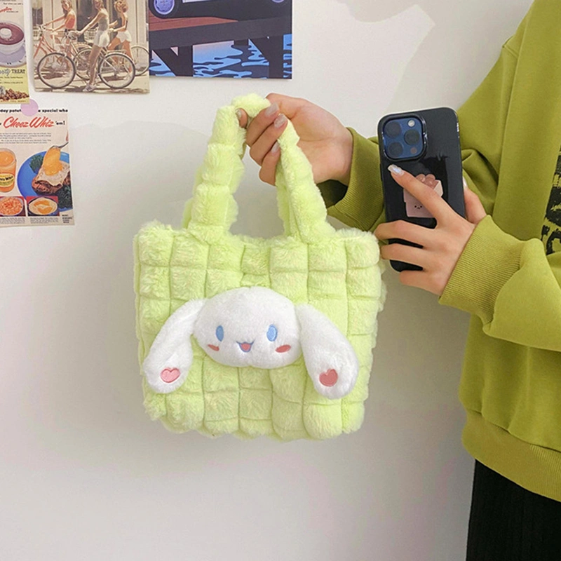 Fashion Cute Doll Bag Cartoon Tote Bag for Girls Women Daily Use