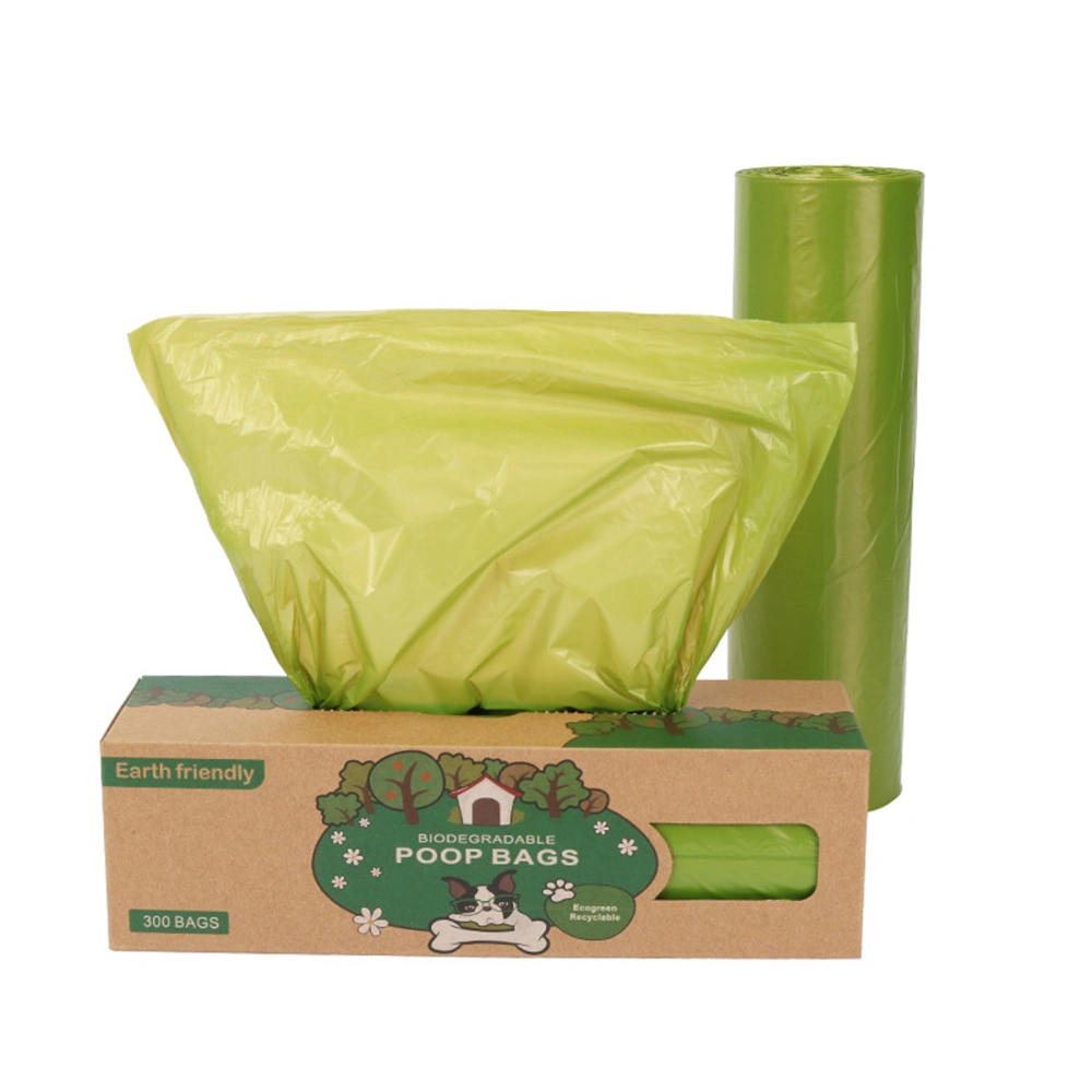 Compostable Dog Poop Bags, Large Single Roll Un-Scented Dog Waste Bags