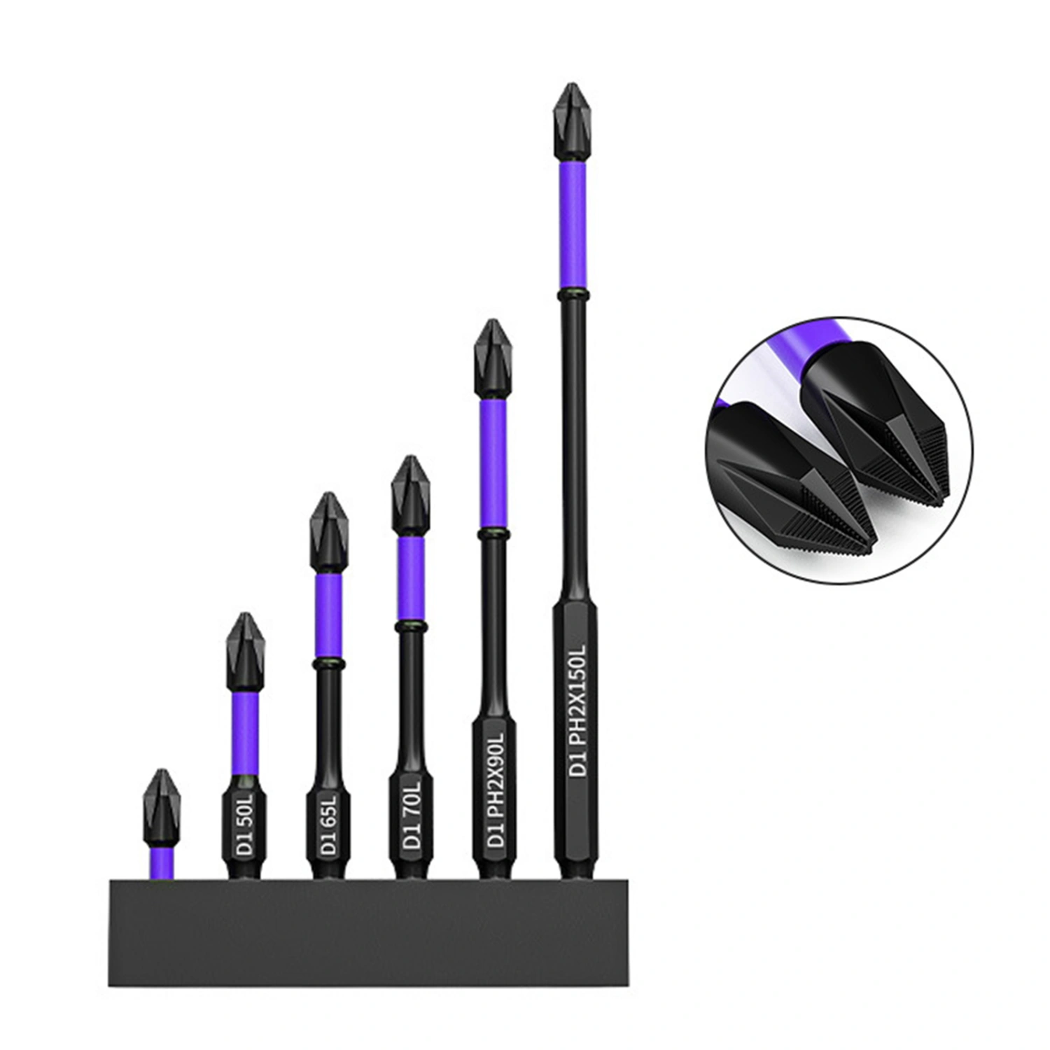 High Hardness Magnetic Bit, Anti-Shock Non-Slip Bits Screwdriver