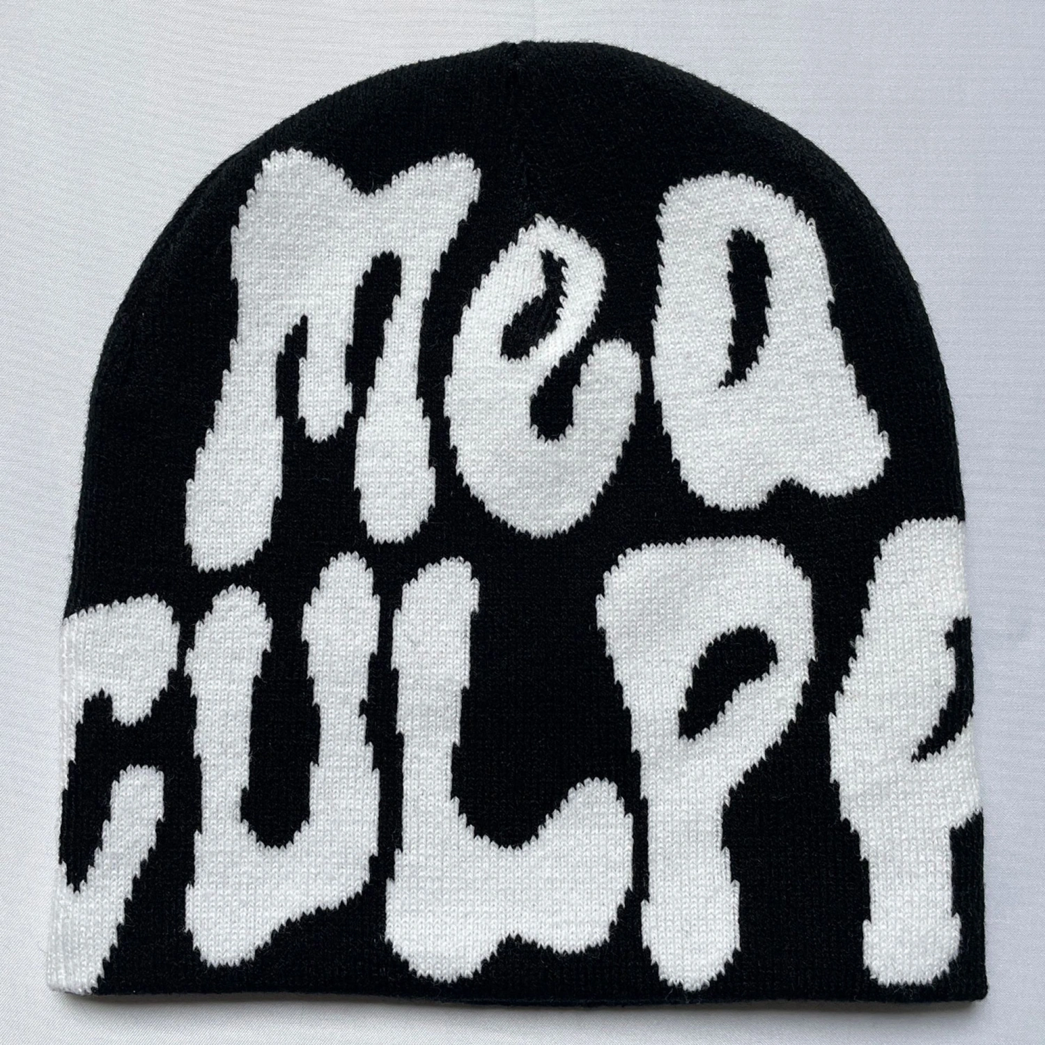 Adult Winter Hat Hip Hop Letter Print Knitted Beanies Warm Skull Caps