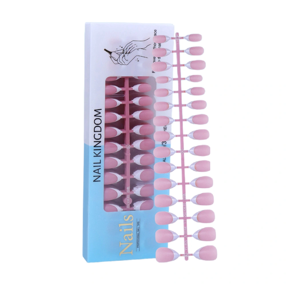 Semi Cured Gel Nail Strips Works with Any Nail Lamps, Long Lasting