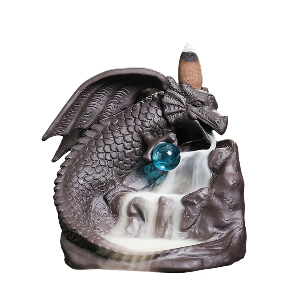 Dragon Backflow Incense Burner Vintage Ceramic Incense Holder