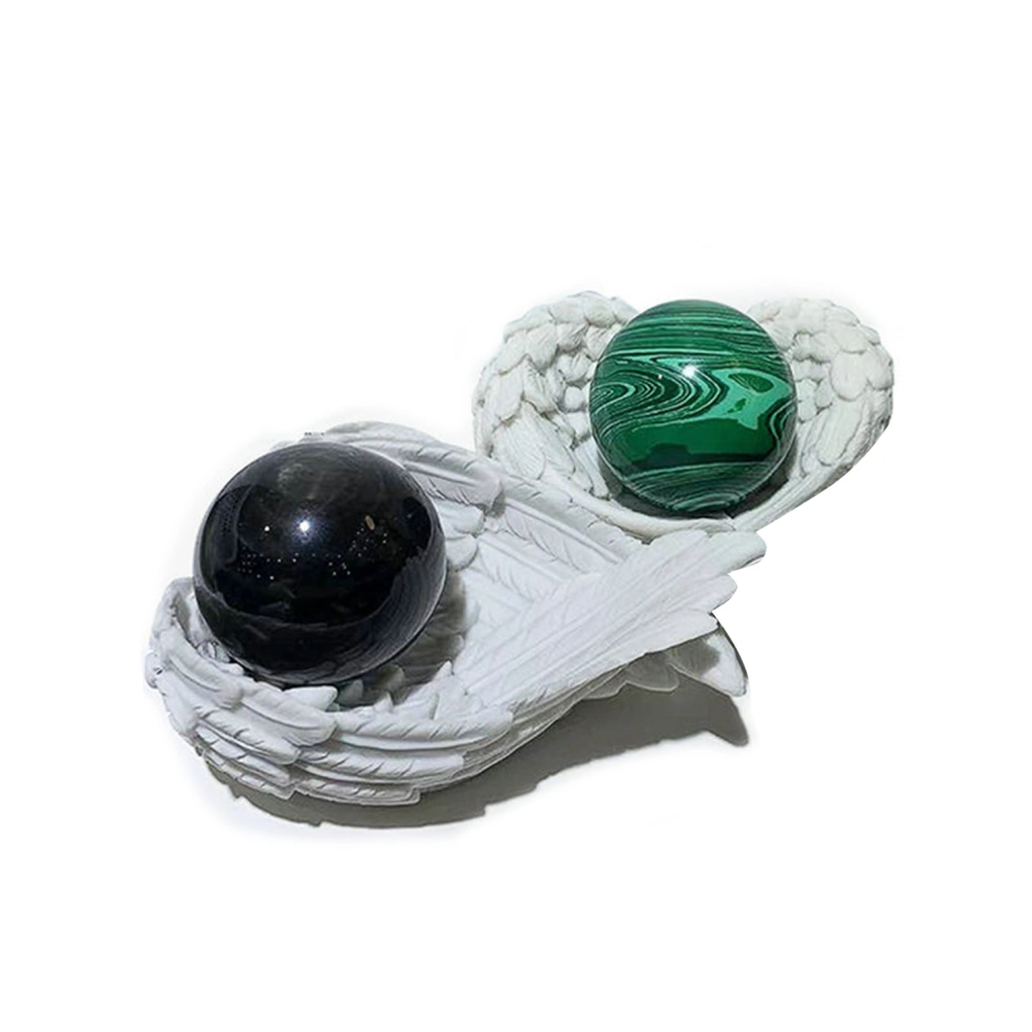 Angel Wings Heart Tray Trinket Earrings Ring Candy Storage Holder