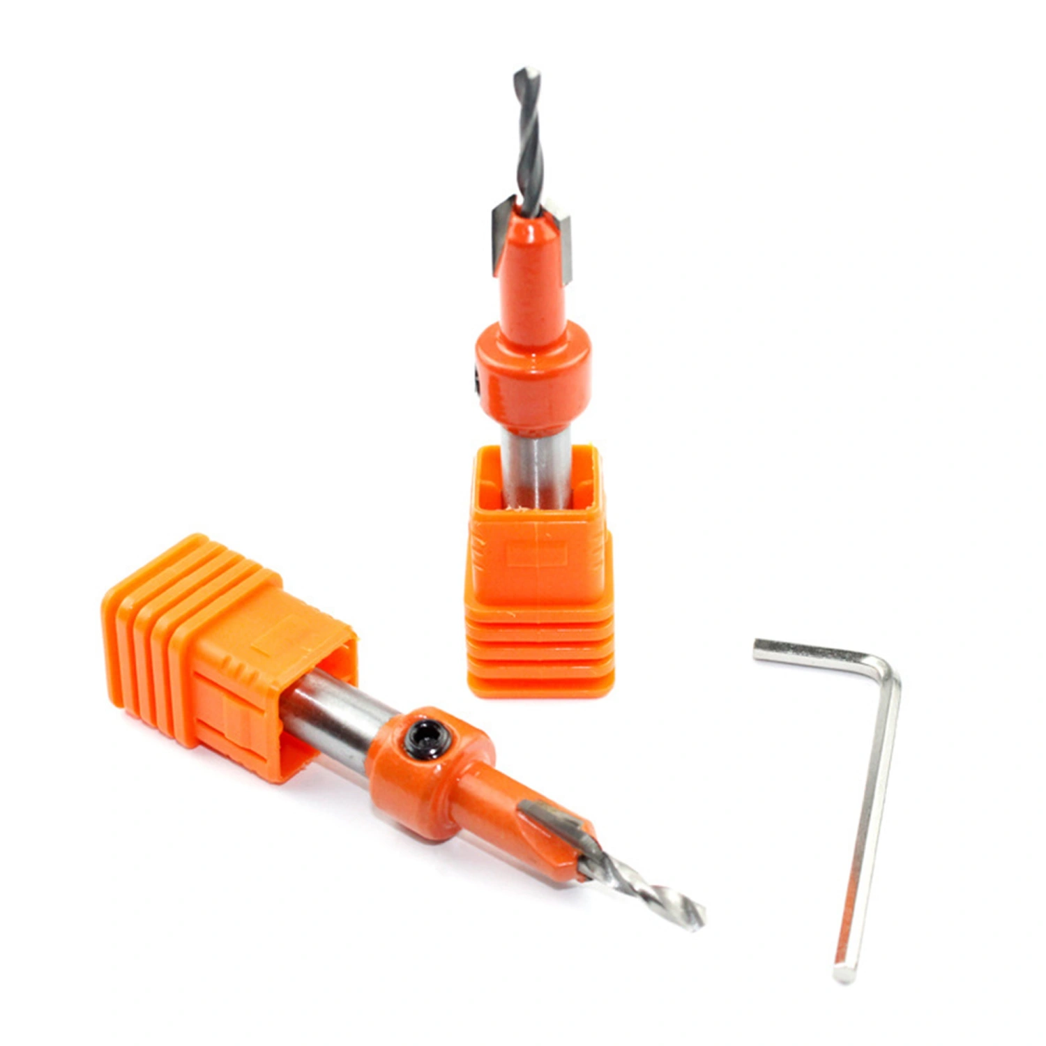 5pcs Counterbore Drill Bit Set, High Hardness Woodworking Drill Bits