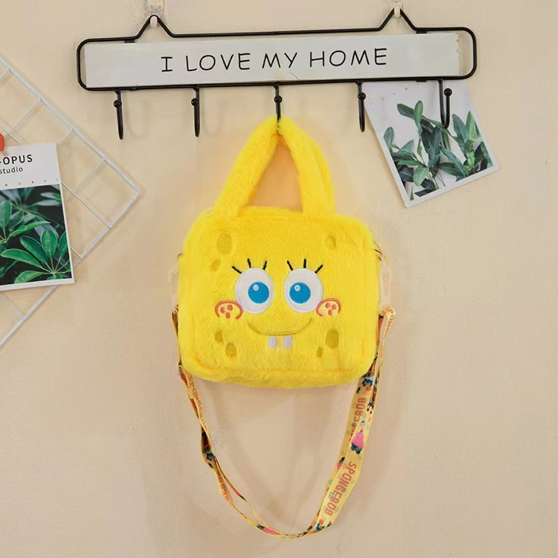 Soft Plush Handbag Fashion Cute Cartoon Tote Bag with Shoulder Strap