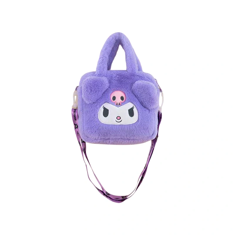 Soft Plush Handbag Fashion Cute Cartoon Tote Bag with Shoulder Strap