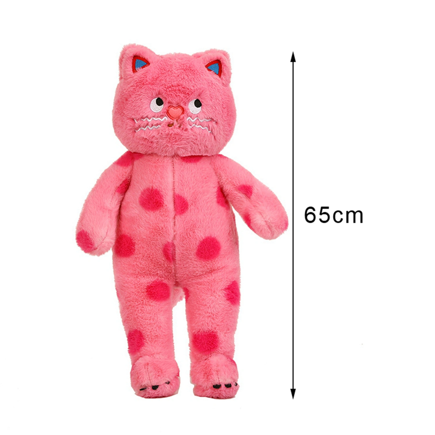 Stuffed Cat Doll Plush Animal Sleeping Pillow for Kids Adults Gift
