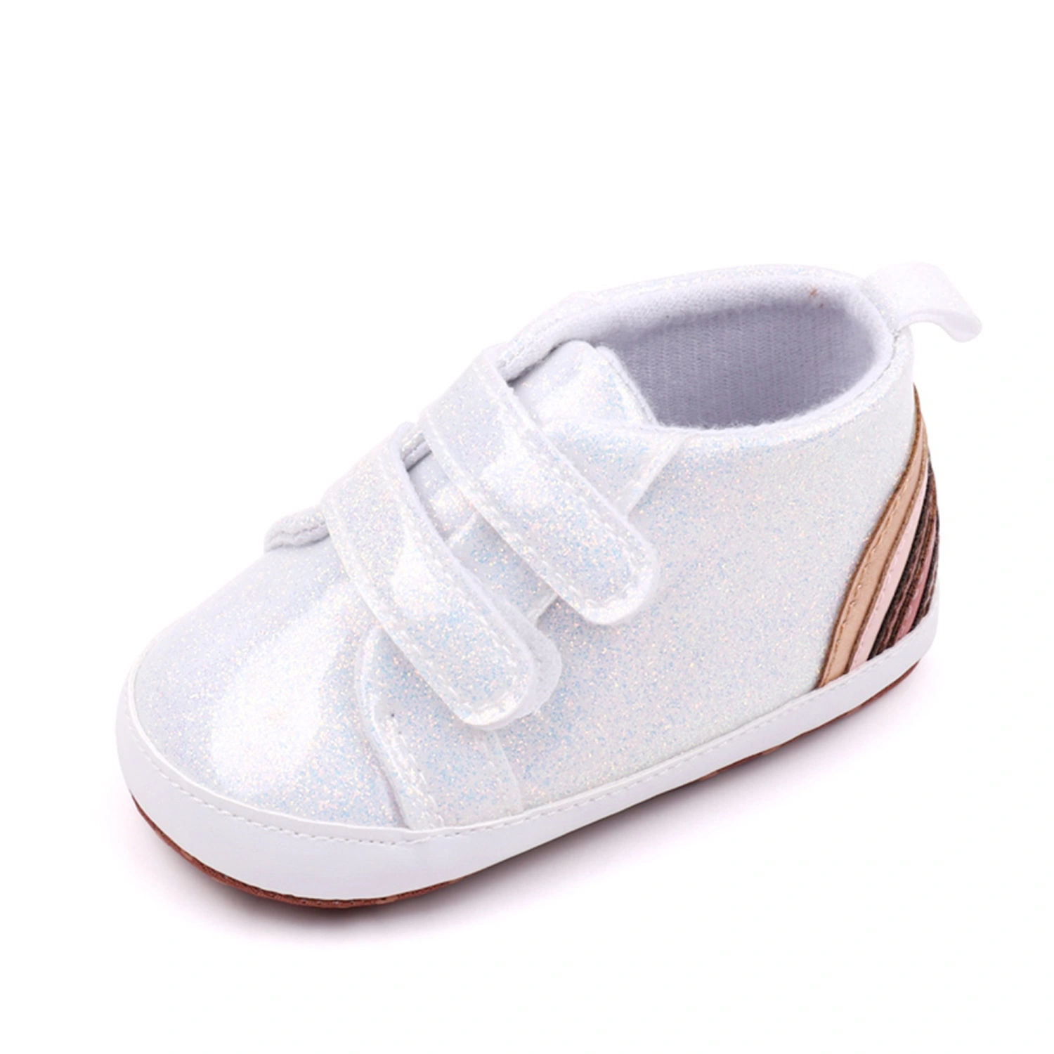 Baby Girl Premium PU Flats Infant Sneaker First Walker Crib Shoes