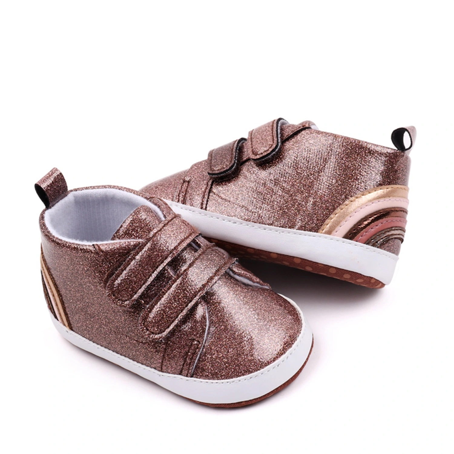 Baby Girl Premium PU Flats Infant Sneaker First Walker Crib Shoes