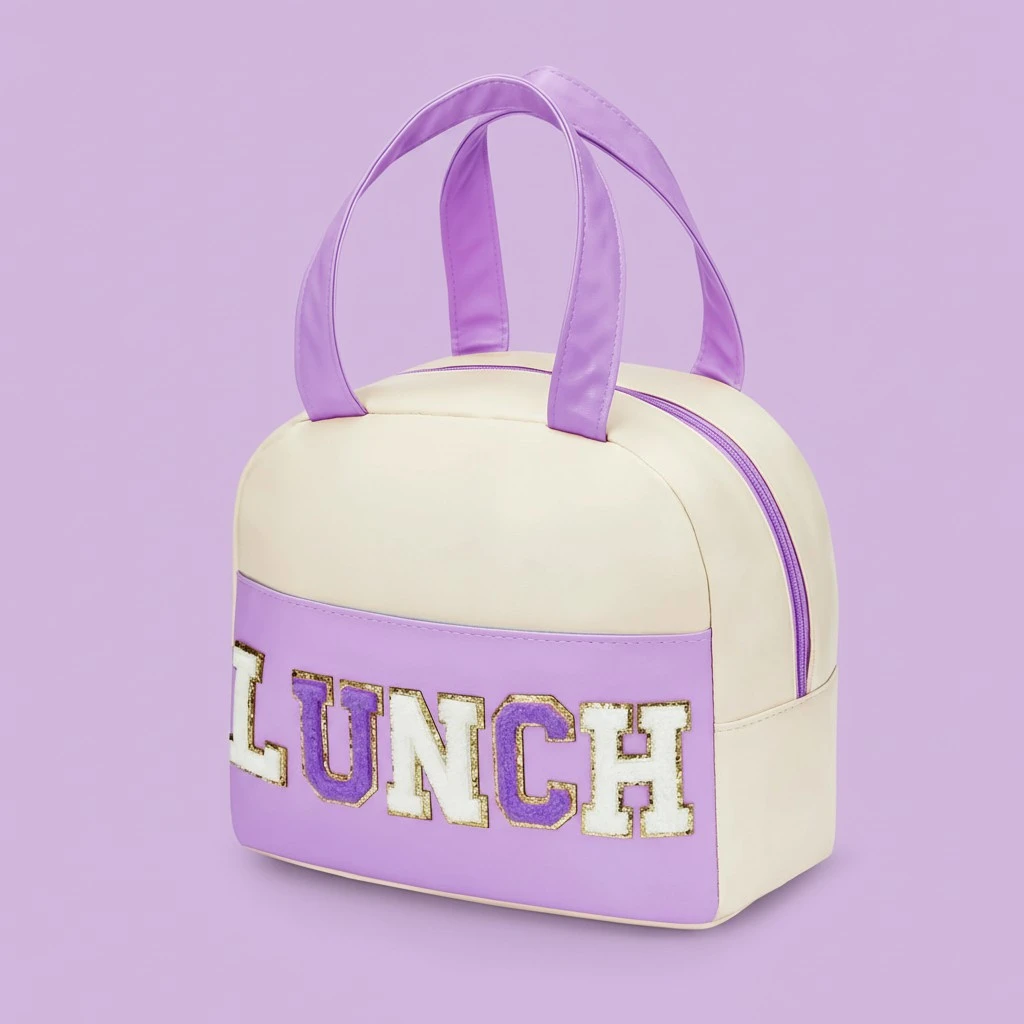 Insulated Lunch Bag Large Capacity Cute Cooler Bag with Hand Grip