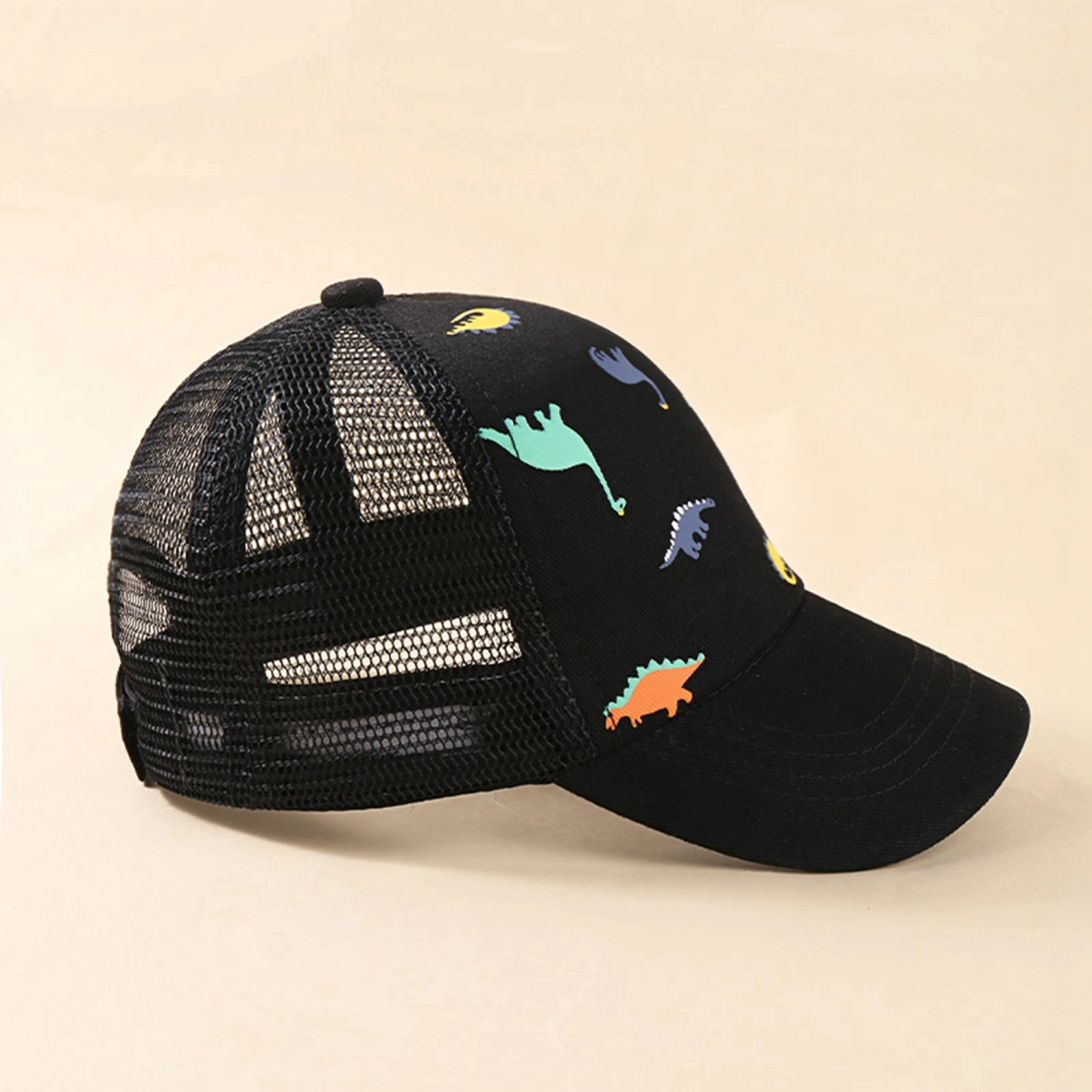 Baby Boy Baseball Cap Cute Dinosaur Print Trucker Hat Summer Sun Hat